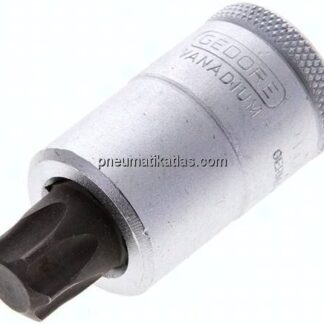 Gedore 1/2"-Schraubendrehereinsatz (TORX), Stift brüniert TX60