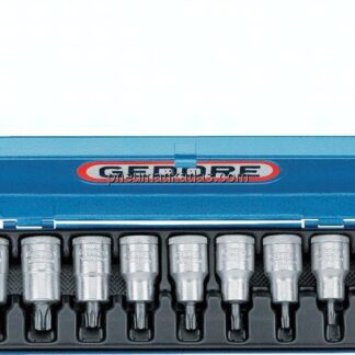 Gedore 1/2"-Schraubendrehereinsatz-Set (TORX), Stift brüniert TX20 - TX25 - TX27 - TX30 - TX40 - TX4