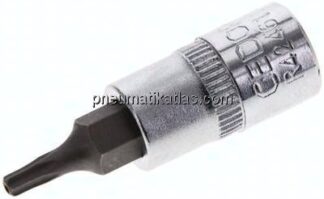 Gedore red 1/4"-Schraubendrehereinsatz (TORX), Stift phosphatiert TX10