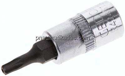 Gedore red 1/4"-Schraubendrehereinsatz (TORX), Stift phosphatiert TX15