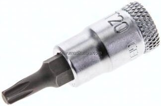 Gedore 1/4"-Schraubendrehereinsatz (TORX), Stift brüniert TX20