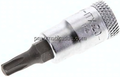 Gedore 1/4"-Schraubendrehereinsatz (TORX), Stift brüniert TX25