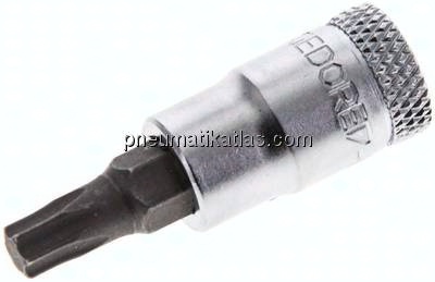 Gedore 1/4"-Schraubendrehereinsatz (TORX), Stift brüniert TX27