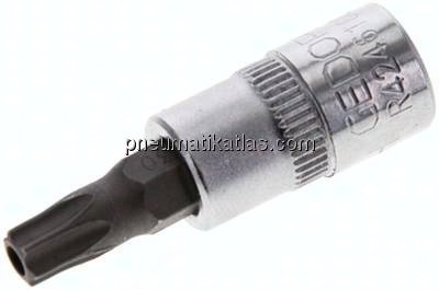 Gedore red 1/4"-Schraubendrehereinsatz (TORX), Stift phosphatiert TX30