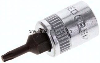 Gedore 1/4"-Schraubendrehereinsatz (TORX), Stift brüniert TX8