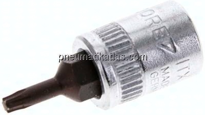 Gedore 1/4"-Schraubendrehereinsatz (TORX), Stift brüniert TX9