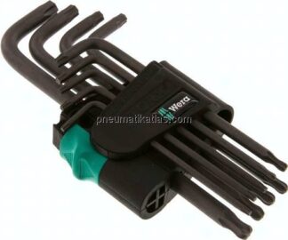 Wera-TORX-Winkelschlüssel-Set, lang, ab TX15 mit Kugelkopf