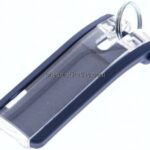 Schlüsselanhänger DURABLE KEY-CLIP, blau, 6er Pack