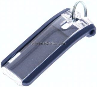 Schlüsselanhänger DURABLE KEY-CLIP, blau, 6er Pack