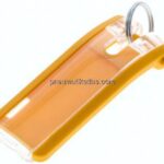 Schlüsselanhänger DURABLE KEY-CLIP, gelb, 6er Pack