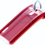 Schlüsselanhänger DURABLE KEY-CLIP, rot, 6er Pack