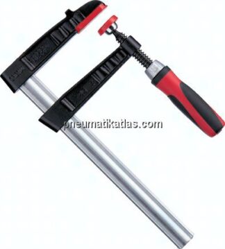 Temperguss-Schraubzwinge, 250 mm Spannweite, 120mm Ausladung