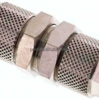 Schott-Verschraubung 12x10 - 12x10mm, Messing vernickelt