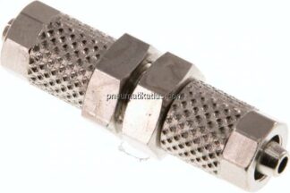 Schott-Verschraubung 5x3 - 5x3mm, Messing vernickelt