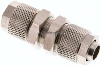 Schott-Verschraubung 10x8 - 10x8mm, Messing vernickelt