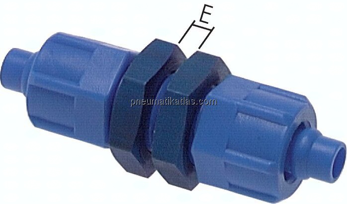Schott-Verschraubung 8x6 - 8x6mm, Kunststoff (POM)