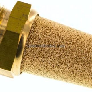 Schalldämpfer G 3/4", Sinterbronze, Messinggewinde
