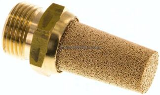 Schalldämpfer G 3/8", Sinterbronze, Messinggewinde