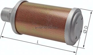 Hochleistungs-Schalldämpfer G 1-1/2" (PN 10 bar)