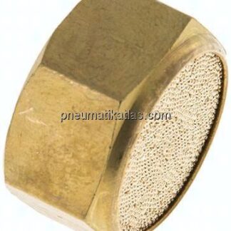 Schalldämpfer G 1/2", Sinterbronze, Innengewinde