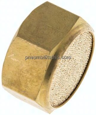 Schalldämpfer G 1/2", Sinterbronze, Innengewinde