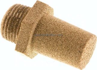 Schalldämpfer G 3/8", Sinterbronze, Sechskant