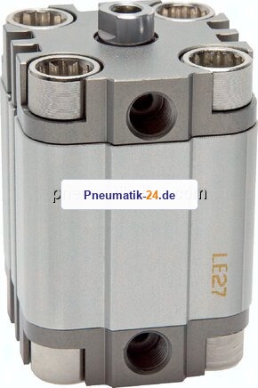 Kompaktzylinder, doppeltwirkend, Kolben 12mm, Hub 20mm
