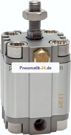 Kompaktzylinder, einfachwirkend, Kolben 12mm, Hub 5mm