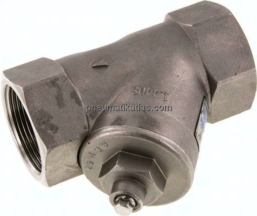 Edelstahl-Schmutzfänger G 1-1/2", PN 40