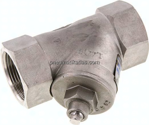Edelstahl-Schmutzfänger G 1-1/4", PN 40