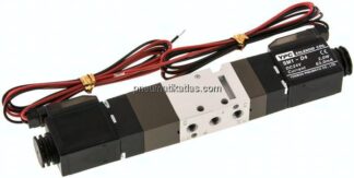 5/3-Wege Magnetventil, M 5, Mittelstellung entlüftet, 24 V DC