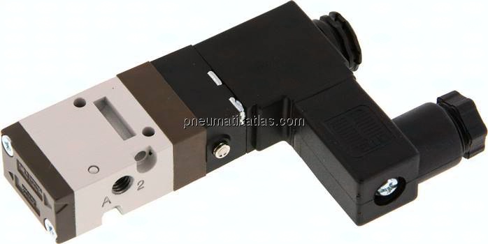 3/2-Wege Magnetventil, M 5, Federrückstellung (NC), 230 V AC