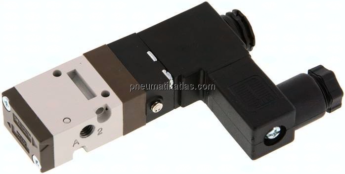 3/2-Wege Magnetventil, M 5, Federrückstellung (NC), 12 V DC