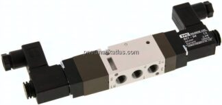 5/3-Wege Magnetventil, G 1/8", Mittelstellung geschlossen, 24 V AC