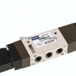 5/3-Wege Magnetventil, G 1/8", Mittelstellung entlüftet, 24 V AC