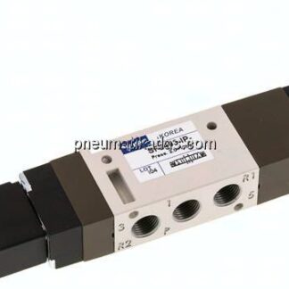 5/3-Wege Magnetventil, G 1/8", Mittelstellung entlüftet, 12 V DC