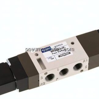 5/3-Wege Magnetventil, G 1/8", Mittelstellung entlüftet, 24 V DC