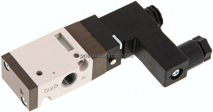 3/2-Wege Magnetventil, G 1/8", Federrückstellung (NC), 24 V AC