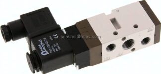 5/2-Wege Magnetventil, G 1/4", Federrückstellung, 24 V DC