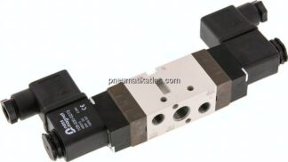 5/2-Wege Magnetventil, G 1/4", Impulsventil, 230 V AC