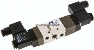 5/3-Wege Magnetventil, G 1/4", Mittelstellung geschlossen, 115 V AC