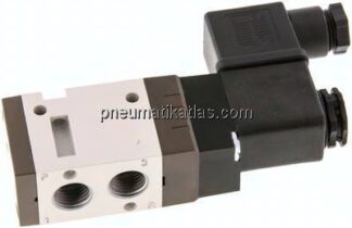 3/2-Wege Magnetventil, G 1/4", Federrückstellung (NC), 24 V DC