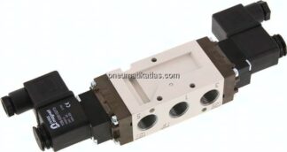 5/2-Wege Magnetventil, G 3/8", Impulsventil, 230 V AC