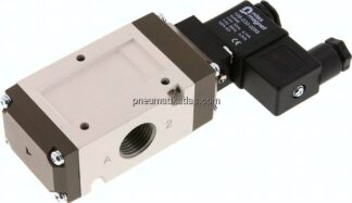 3/2-Wege Magnetventil, G 1/2", Federrückstellung (NC), 230 V AC