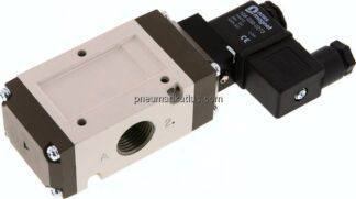 3/2-Wege Magnetventil, G 1/2", Federrückstellung (NO), 230 V AC