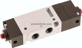 5/3-Wege Pneumatikventil, G 1/8", Mittelstellung belüftet