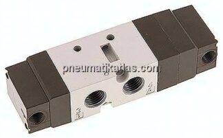 5/3-Wege Pneumatikventil, G 1/4", Mittelstellung entlüftet