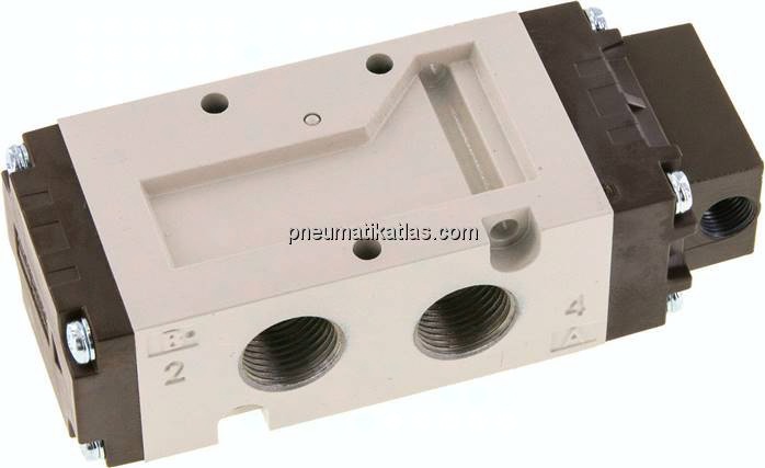 5/2-Wege Pneumatikventil, G 3/8", Federrückstellung