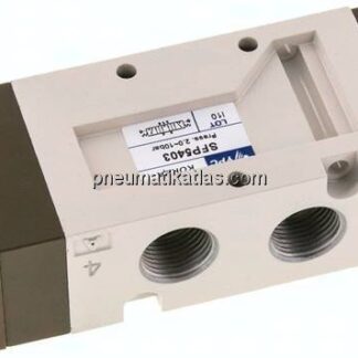 5/3-Wege Pneumatikventil, G 3/8", Mittelstellung entlüftet