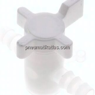 Labor-Schlauchhahn (PVDF), 10 mm
